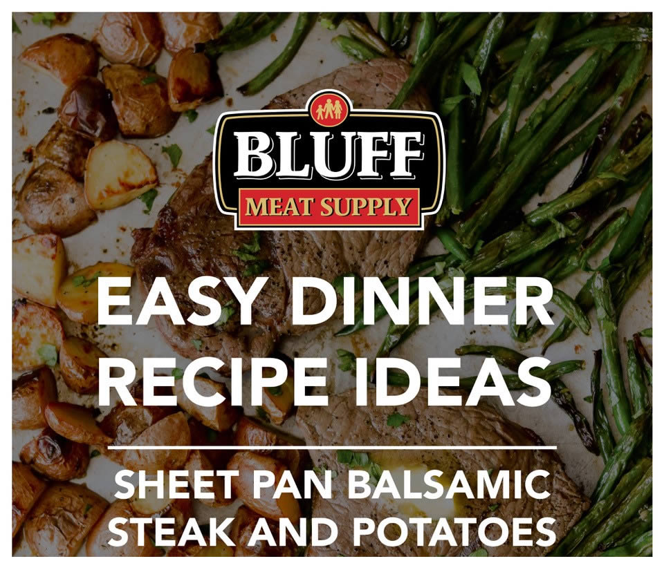 Sheet Pan Balsamic Steak and Potatoes